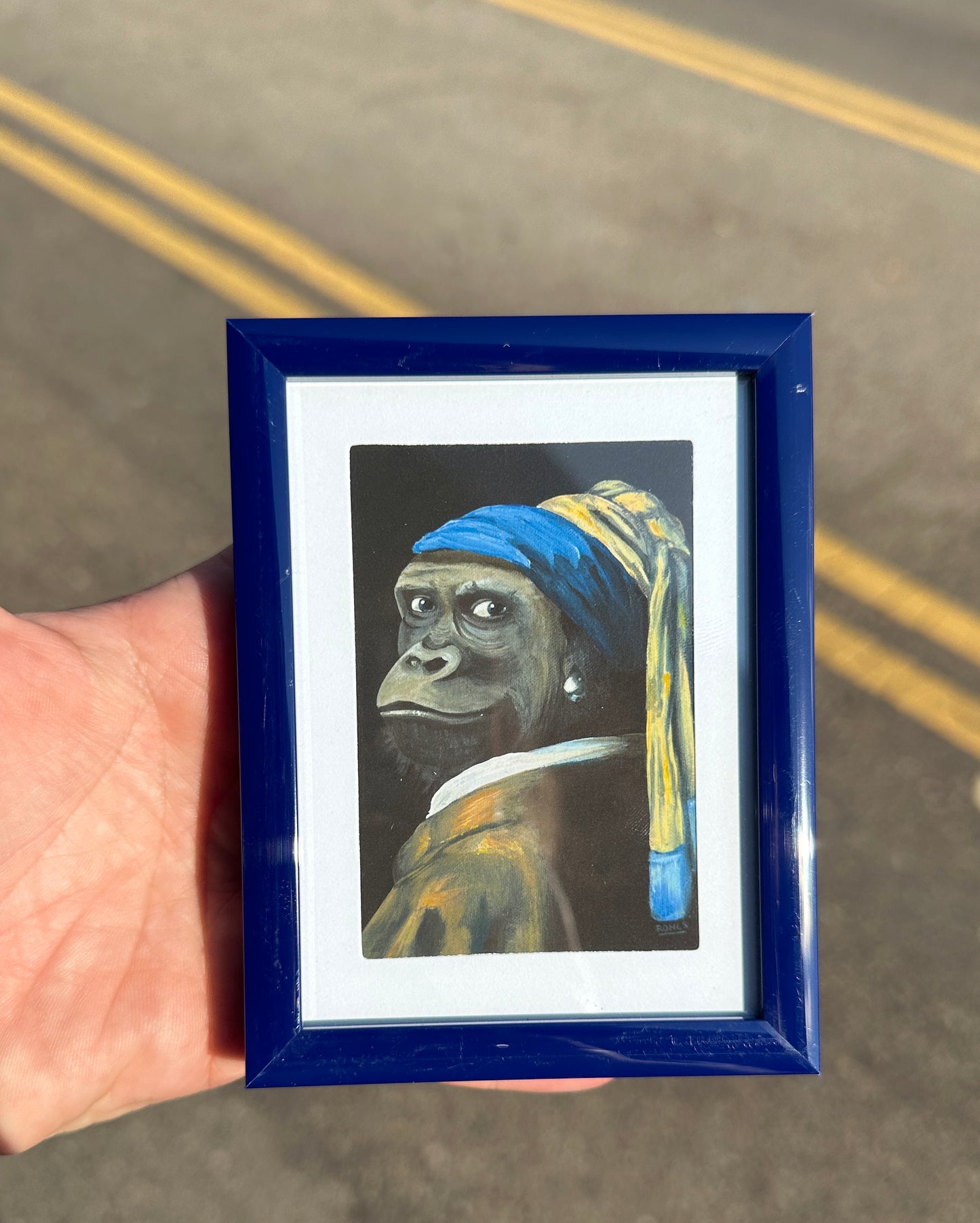 Gorilla with a Pearl Earring