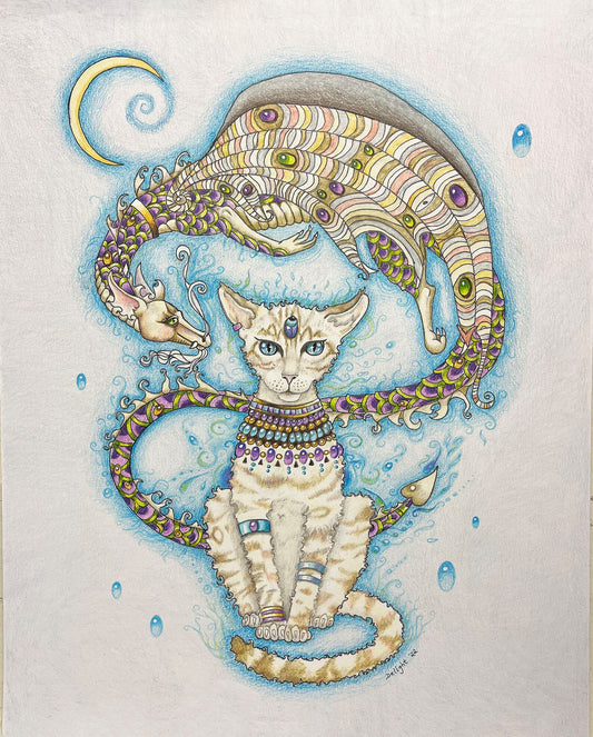 Bastet and Dragon